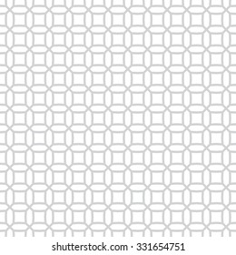 Seamless pattern. Abstract geometrical background. Modern stylish texture with intersecting polygons. Regularly repeating rhombuses, squares. Vector element of graphical design