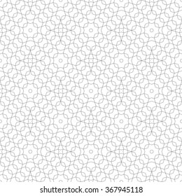 Seamless pattern. Abstract geometrical background. Modern stylish texture. Regularly repeating simple ornament with intersecting polygons and rhombus. Vector element of graphical design