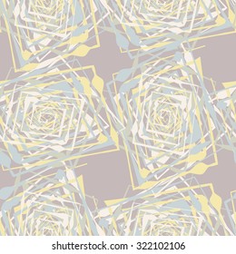 Seamless pattern with abstract geometrical elements. Seamless colorful spirals. Stylish texture for different design uses.