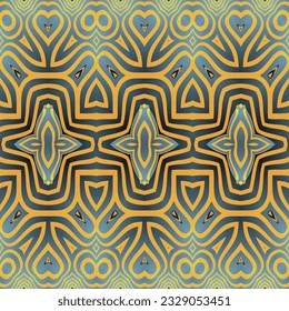 Patrón sin brillo con ornamento geométrico abstracto. Relación textil.
