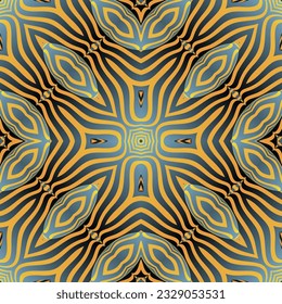 Patrón sin brillo con ornamento geométrico abstracto. Relación textil.