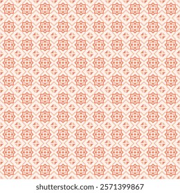 Seamless pattern with abstract geometrical ornament. Vector illustration