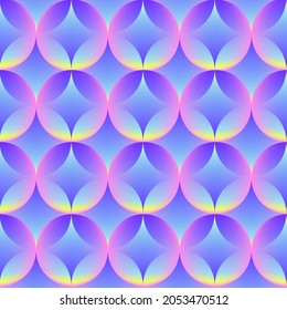 seamless pattern abstract from gradient circles