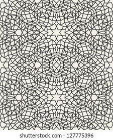 Seamless pattern. Abstract grid background. Reticulated vector texture