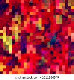 Seamless pattern of the abstract grunge style