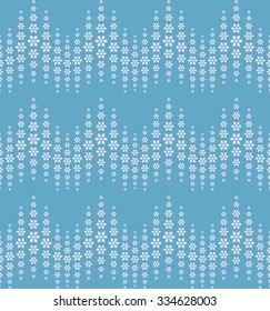 Seamless pattern. Abstract halftone background. Modern stylish texture. Repeating waves with flowers of the different size. Gradation from bigger to the smaller. Vector element graphic design