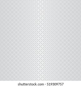 Seamless pattern. Abstract halftone background. Modern stylish texture. Repeating grid with rhombuses of the different size. Gradation from bigger to smaller