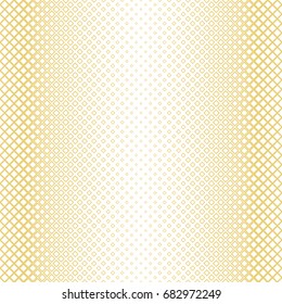 Seamless pattern. Abstract halftone background. Modern stylish texture. Repeating grid with rhombuses of the different size. Gradation from bigger to smaller