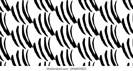 Fondo Abstractas dibujado a mano sin costura del patrón con las Formas