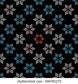 Seamless pattern. Abstract hand drawn geometrical background.