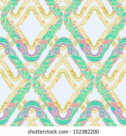 seamless pattern. Abstract hand drawned endlless texture