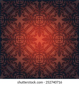 Seamless pattern. Abstract pattern.  Seamless  hand-drawn pattern  can be used for textile ornament,  pattern fills, surface textures.  Gorgeous seamless floral background 