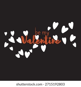 seamless pattern of abstract hearts