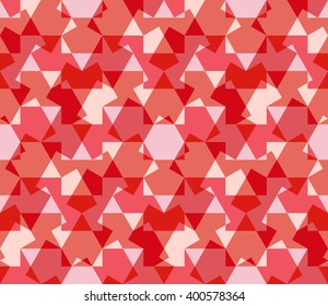 Seamless pattern abstract honeycomb mosaic