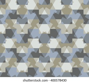 Seamless pattern abstract honeycomb mosaic
