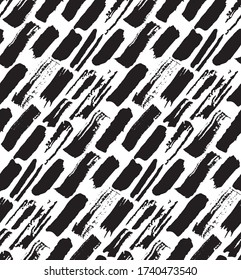 Seamless pattern with abstract ink lines. Texture for wallpapers, pattern fills, web page backgrounds