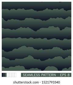 
Seamless pattern. Abstract layered texture with shadow effect. Semiflat background. Paper cut layers design. Vector illustration