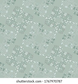 Patrón sin foco de hojas abstractas. Fondo gráfico en el estilo dibujado a mano. Diseño para textiles, ropa de cama, papel, papel pintado, embalaje. Gráficos vectoriales. Ilustración del doodle.
