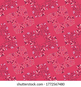 Patrón sin foco de hojas abstractas. Fondo gráfico en el estilo dibujado a mano. Diseño para textiles, ropa de cama, papel, papel pintado, embalaje. Gráficos vectoriales. Ilustración del doodle.