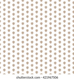 Seamless pattern of abstract leaves. Vector illustration background