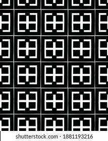 Seamless pattern with Abstract line, oblique black segments, patterns, textile background. Black and white design.