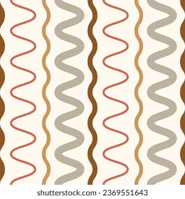 Seamless pattern abstract line texture background of line shape design illustration