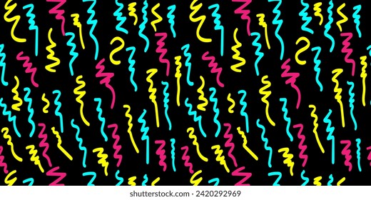 seamless pattern abstract, line vector