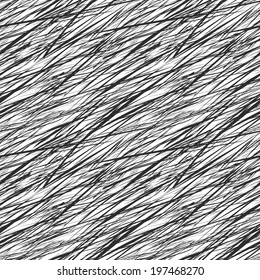 Seamless pattern with abstract linear grunge texture. Vector illustration