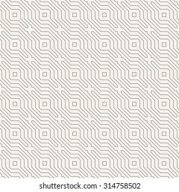 Seamless pattern. Abstract linear textured background. Modern stylish texture with thin lines. Regularly repeating geometrical ornament. Vector element of graphic design