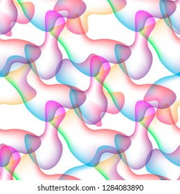 Seamless pattern Abstract liquid lava lamp colorful background design
