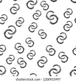 Seamless Pattern Abstract made of figures black and gray. Vector. For your design.