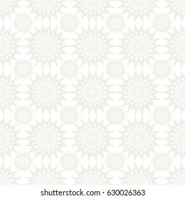 Seamless pattern with abstract mandalas.