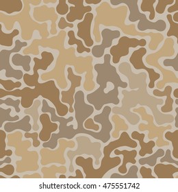 Seamless pattern. Abstract military or hunting camouflage background. Concept for Army or hunters clothing. Vector illustration.