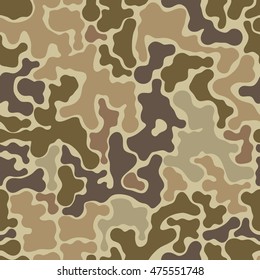 Seamless pattern. Abstract military or hunting camouflage background. Concept for Army or hunters clothing. Vector illustration.