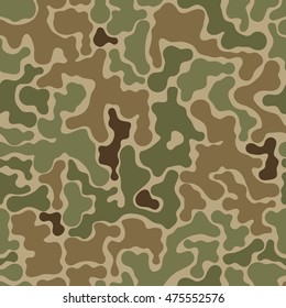 Seamless pattern. Abstract military or hunting camouflage background. Concept for Army or hunters clothing. Vector illustration.