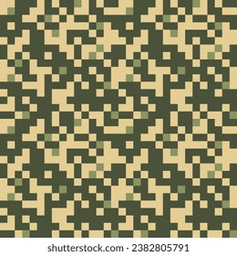 Seamless pattern abstract military or square shapes.