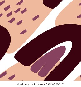 Seamless pattern in abstract modern style, colorful background