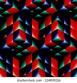 Seamless pattern. Abstract mosaic background.