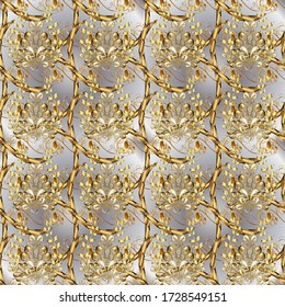 Seamless pattern. Abstract motif background. Ultrafashionable fabric pattern. Vector illustration.