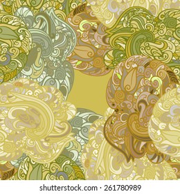 Seamless pattern.
Abstract multicolor composition repeating pattern for decorative background.