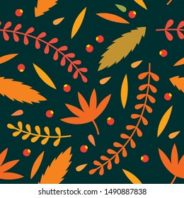Seamless pattern with abstract and organic shapes. Abstract flowers in pastel colors
