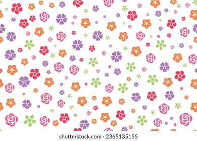 
Seamless pattern with abstract organic shapes, stains. Vector elements in doodle style for background, wallpaper, textile, cover, banner, card. Simple, stylish, minimal design.seamless flower design