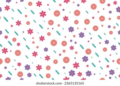 
Seamless pattern with abstract organic shapes, stains. Vector elements in doodle style for background, wallpaper, textile, cover, banner, card. Simple, stylish, minimal design.seamless flower design