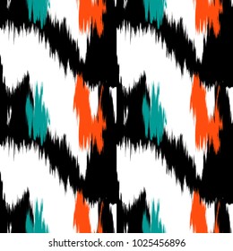 seamless pattern with abstract Oriental pattern