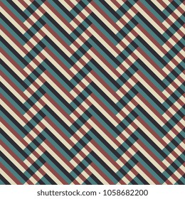 Seamless pattern with abstract ornament