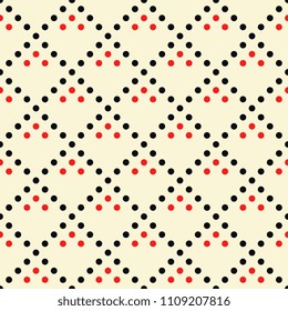 Seamless pattern with abstract ornament