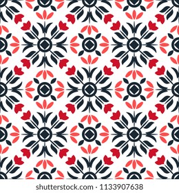 Seamless pattern with abstract ornament