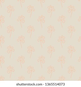 Seamless pattern with abstract ornament