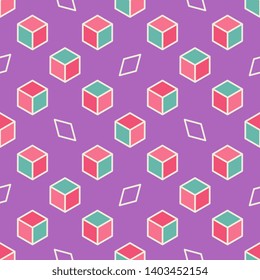 Seamless pattern with abstract ornament