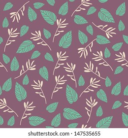 Seamless pattern with abstract ornament.